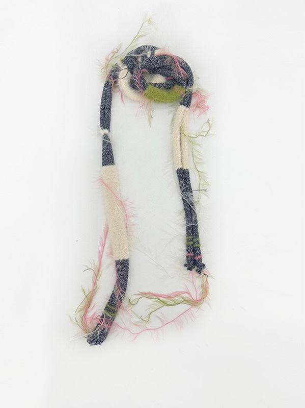 Fluffy Colorful Slender Scarf