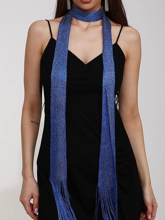 Fringe Ribbon Scarf