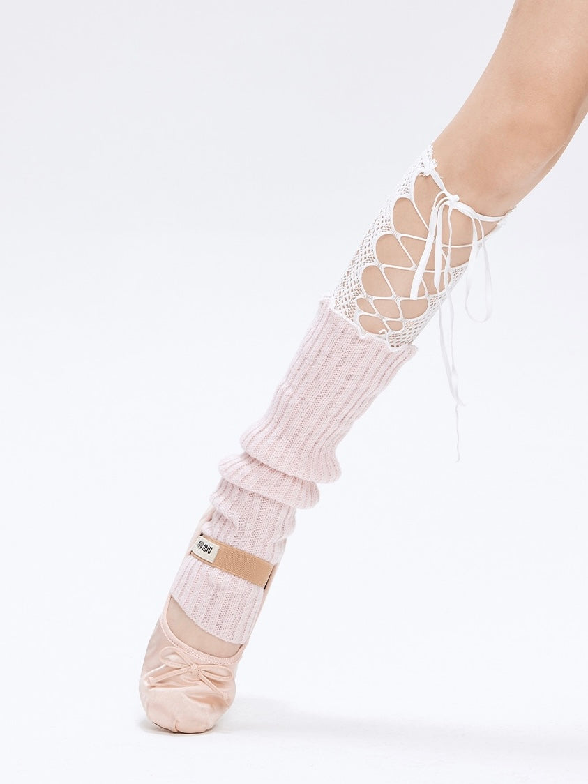 Lace Banded Leg Warmer