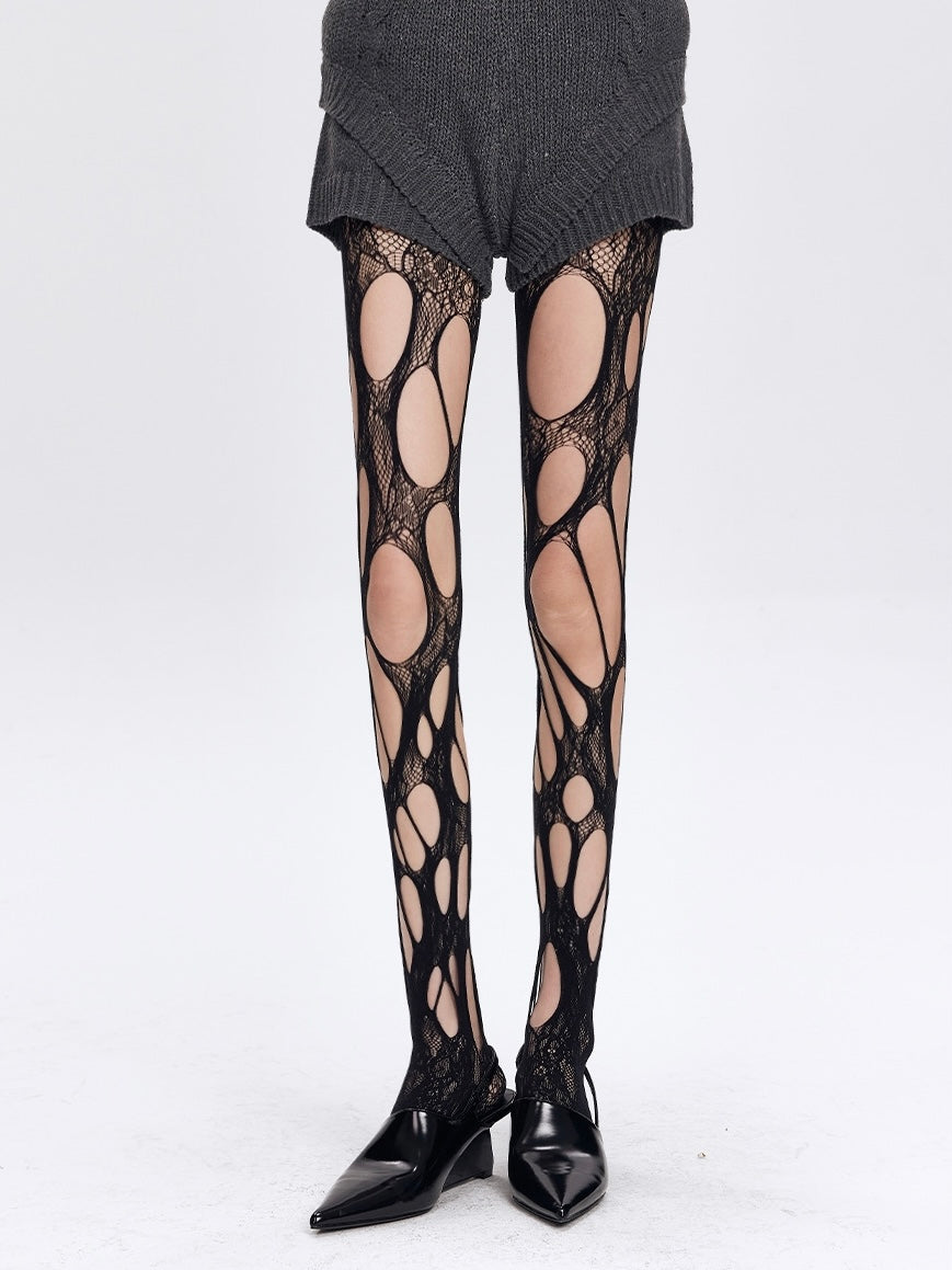 Sexy Lace Cutout Stocking