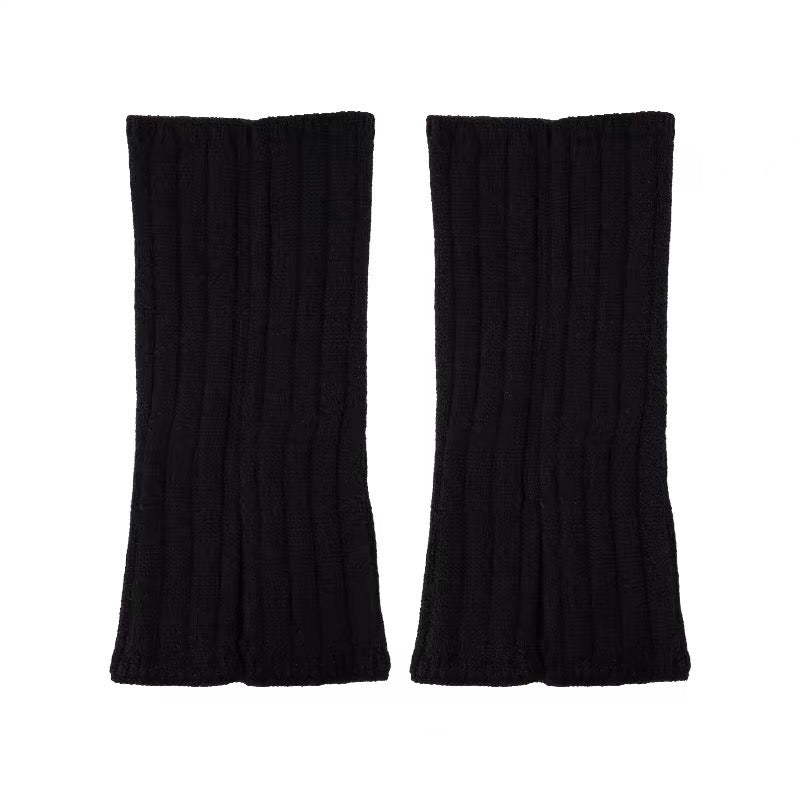 Side-slit Knitted Leg Warmer