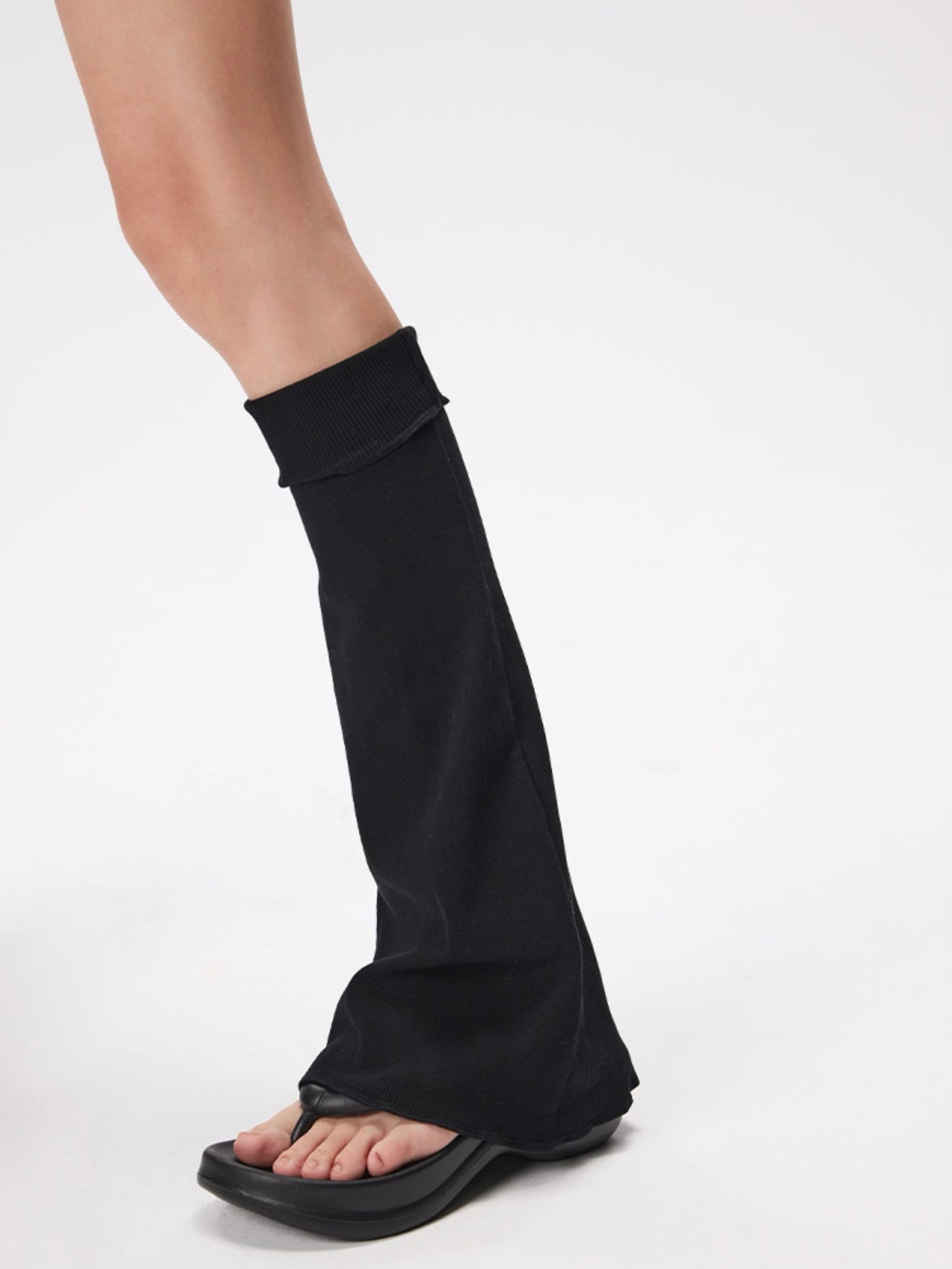 Solid-colored Flared Leg Warmer